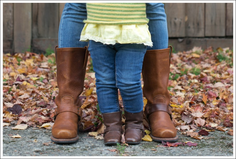 blog BCBG Sweater Genetic Denim Jeans Frye Harness Boots-6
