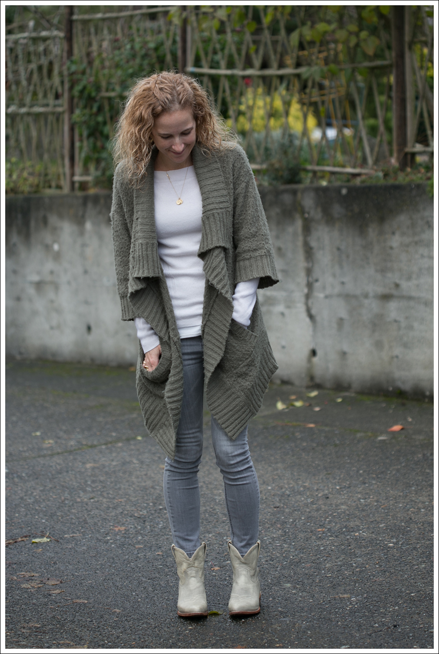 Blog Design History Cardigan Joes Jeans Frye Booties-1