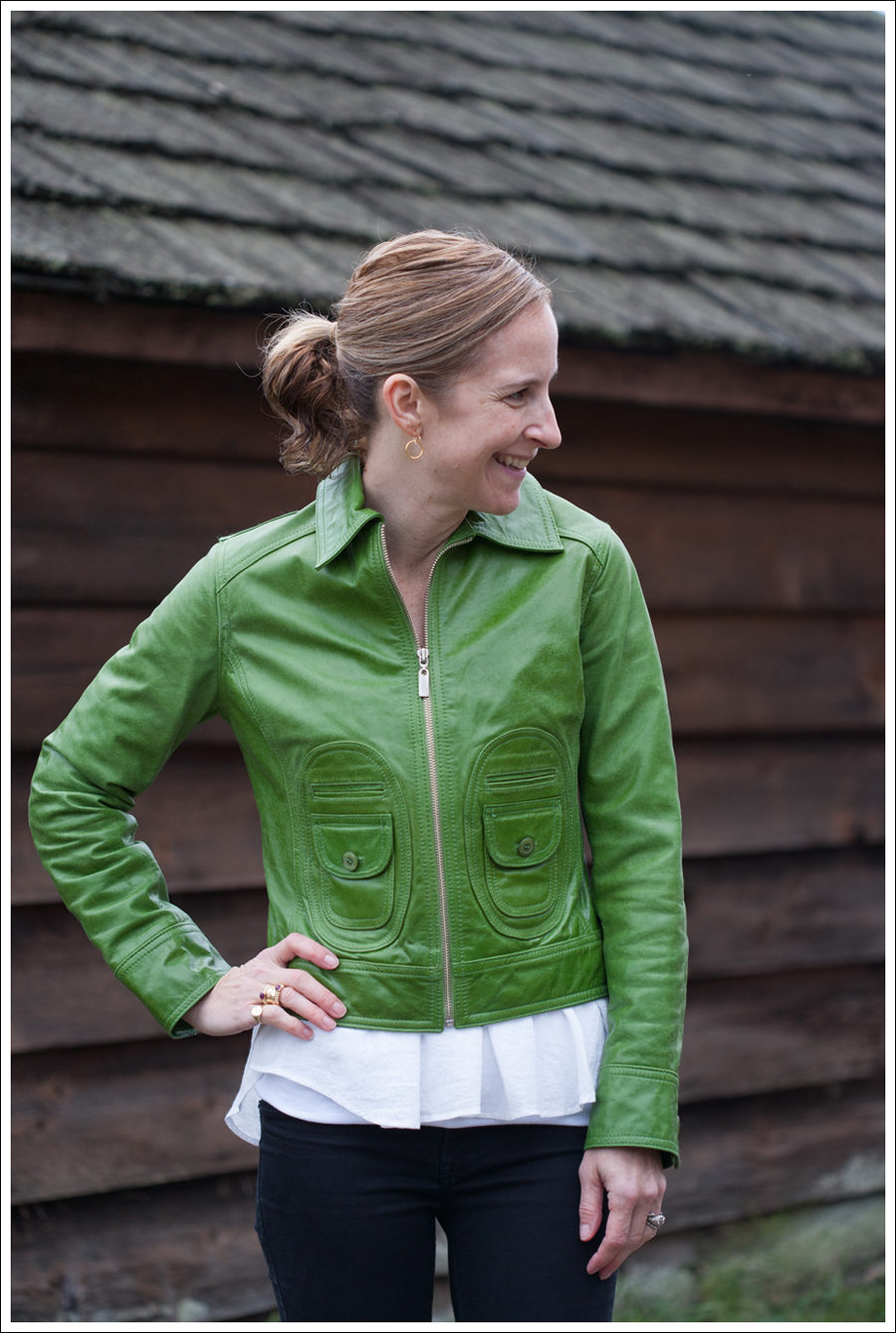 Blog Green Doma Leather Jacket Blankn NYC Pants Suede Booties-4