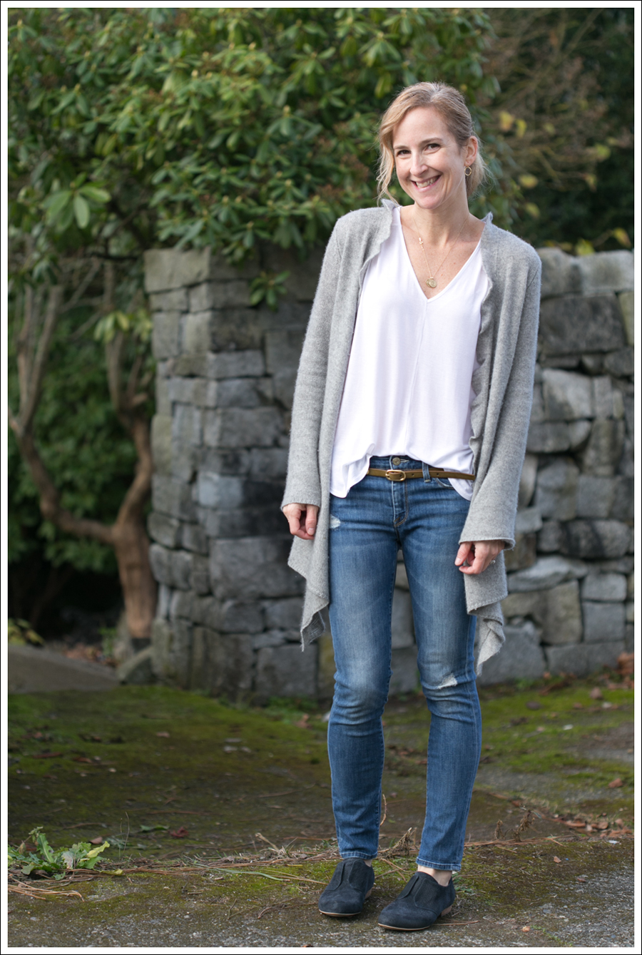 Blog Grey Cashmere Cardigan Vince Destroyed Skinny Miss Sixty Oxfords-1