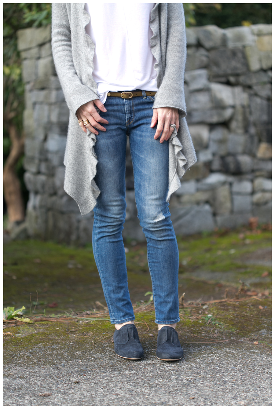 Blog Grey Cashmere Cardigan Vince Destroyed Skinny Miss Sixty Oxfords-2