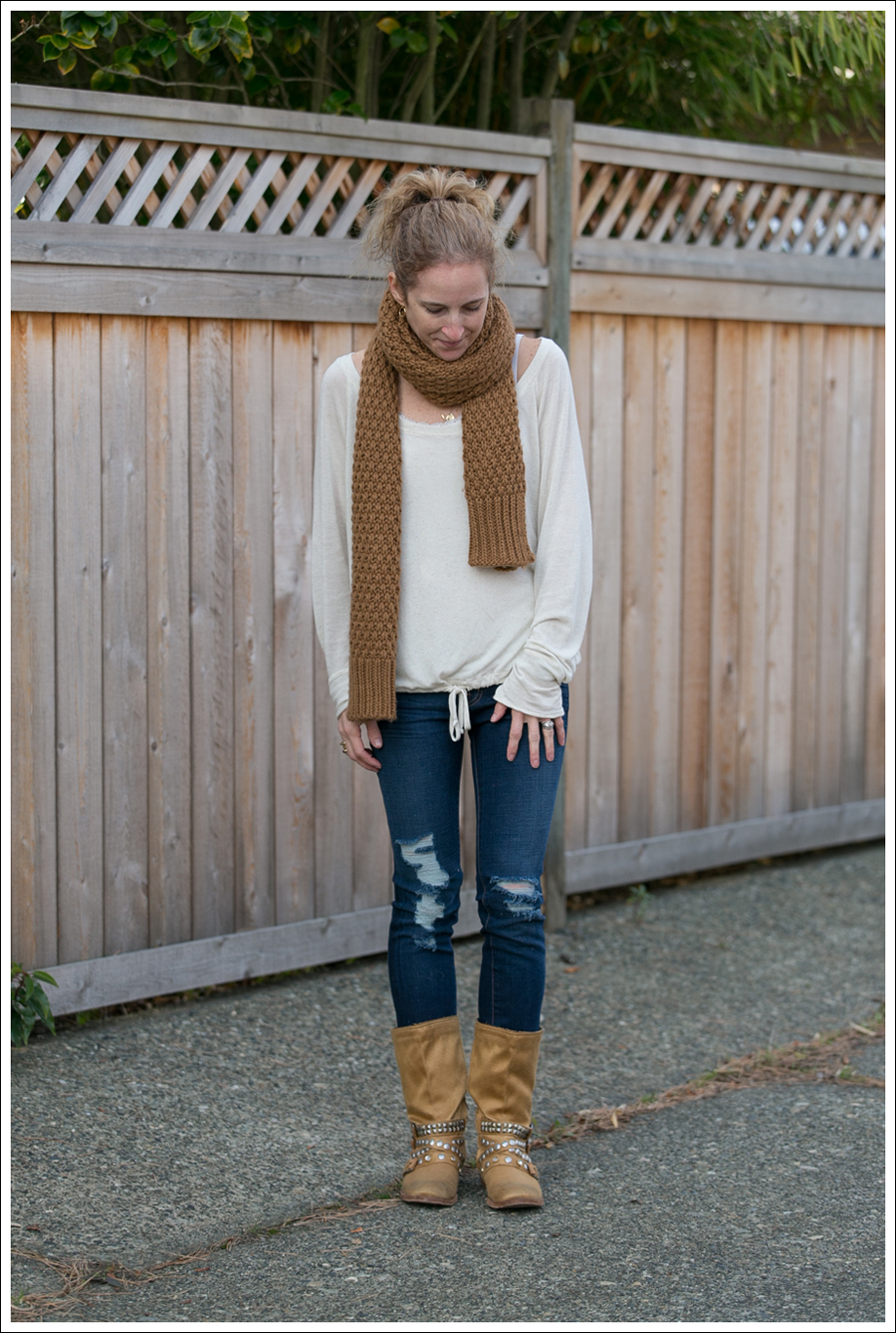 Blog Lady and the Sailor Top J Brand Destroyed Jeans Ash Boots-1