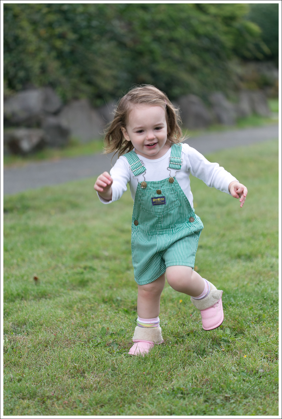 Blog Maya 105 weeks Green Striped Osh Kosh Overalls-3