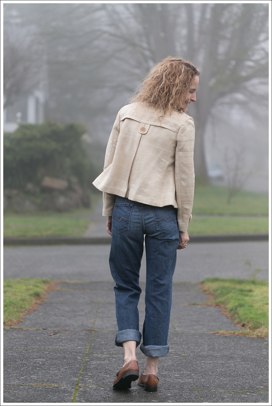 Blog 7FAM Boyfriend Zara Striped Tee Timberland Loafers-8