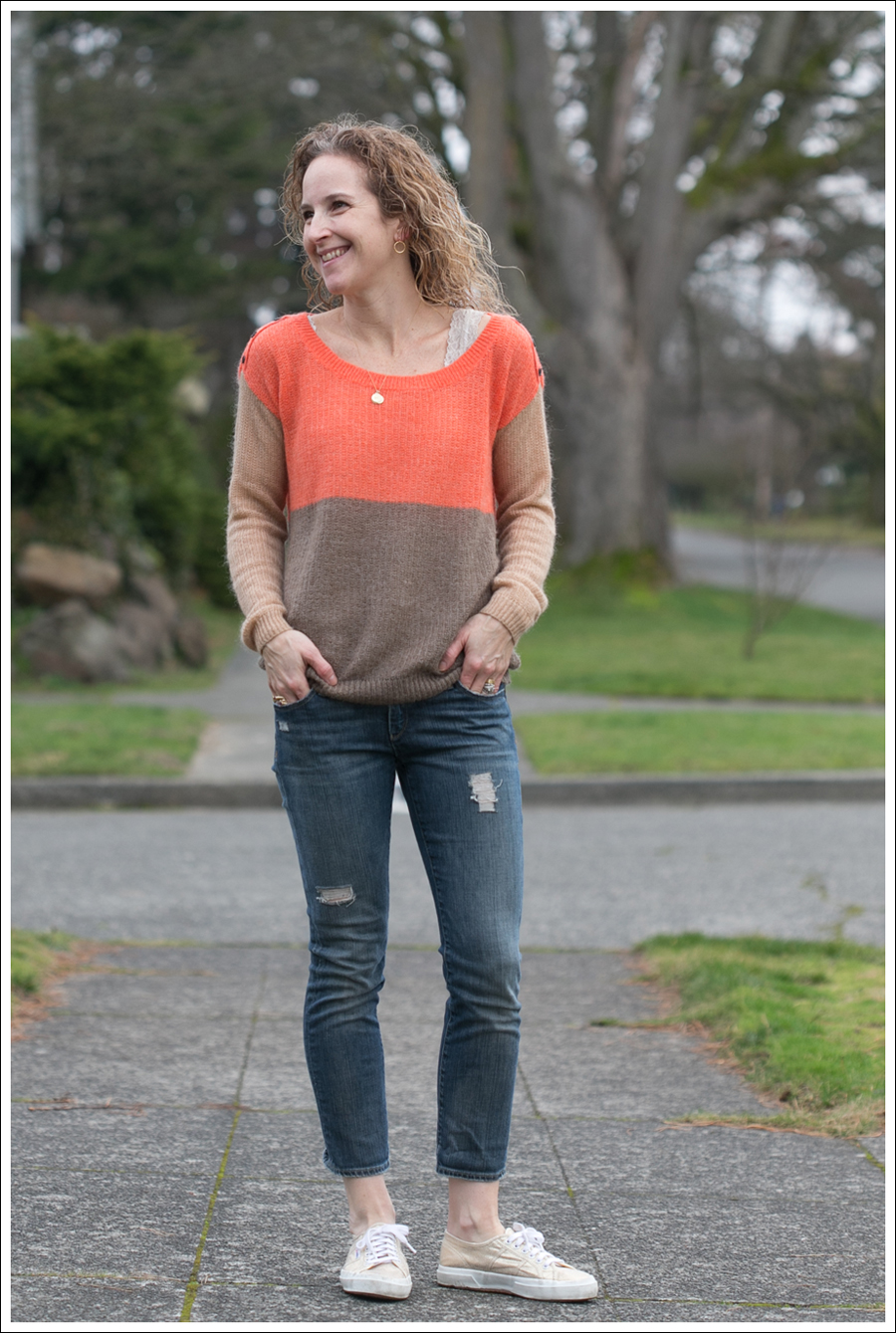 Blog Splendid Sweater DIY Destroyed Goldsign Superga-3