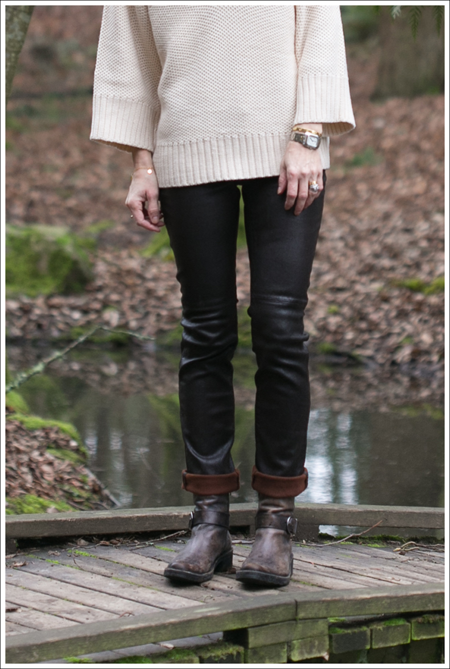 Blog Zara Sweater Goldsign Leather Pants Booties-3