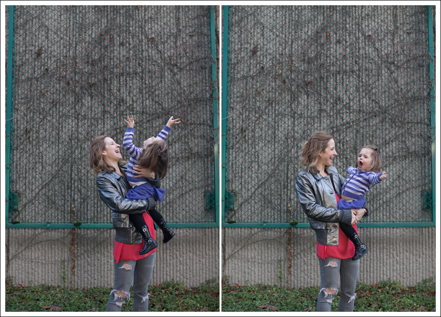 Blog Doma Leather Bomber Jacket BCBG Silk Tunic Current Elliott Destroyed Skinny Frye Booties-3