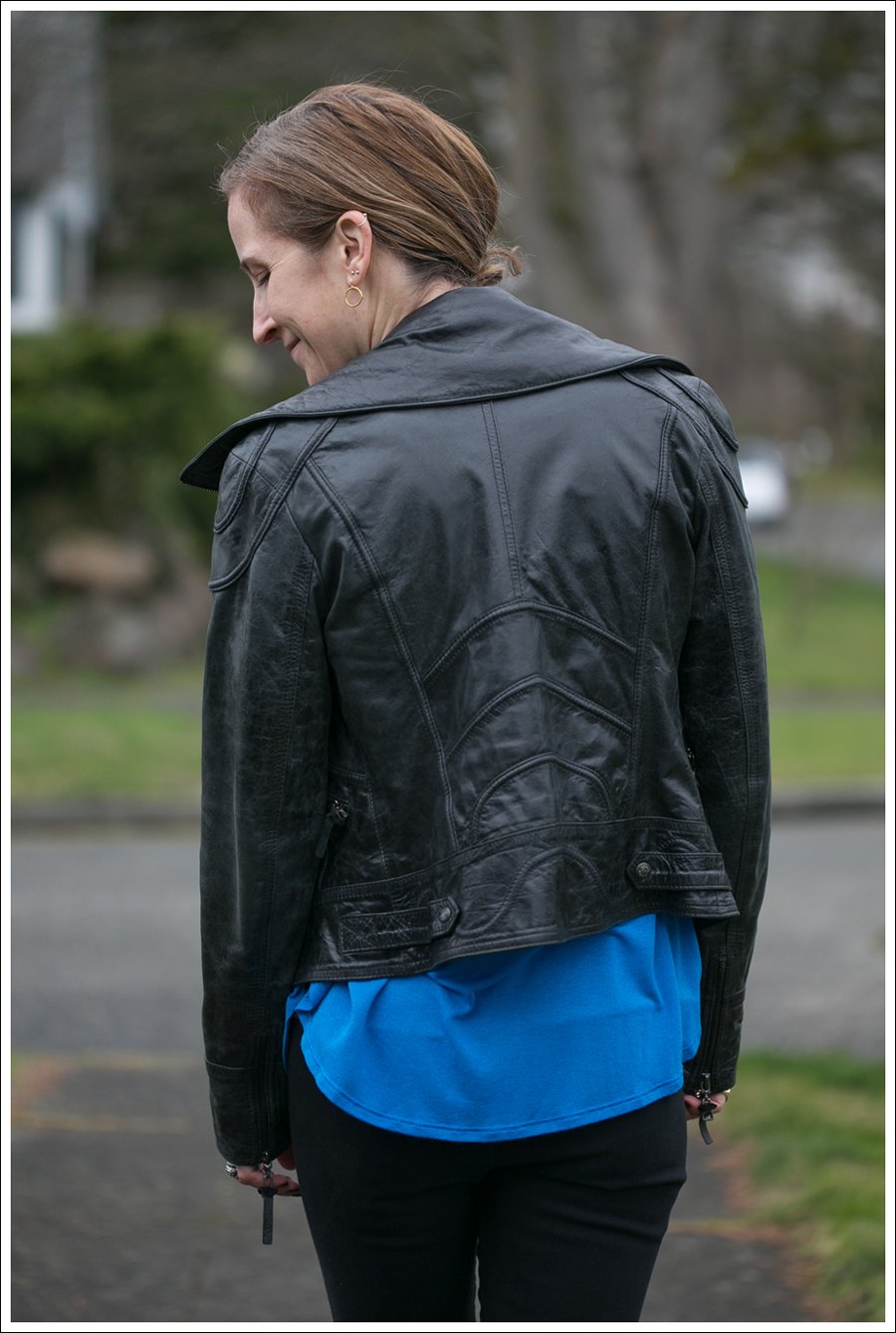 Blog Doma Leather Jacket Zara Joes Jeans Zipper Pura Lopez Oxfords-5