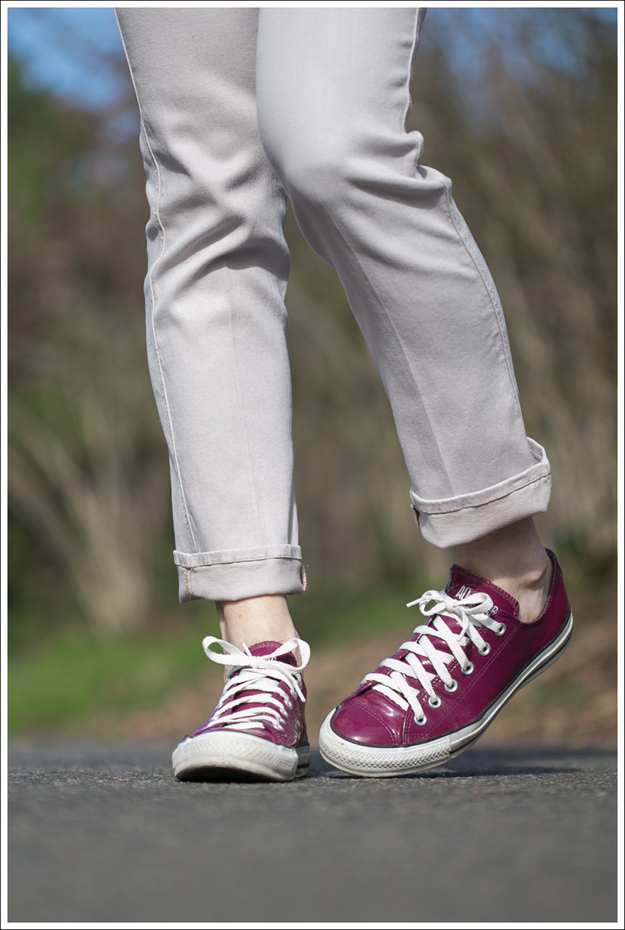 Blog HM Sweater Mother Rascal Cuff Jeans Converse-2