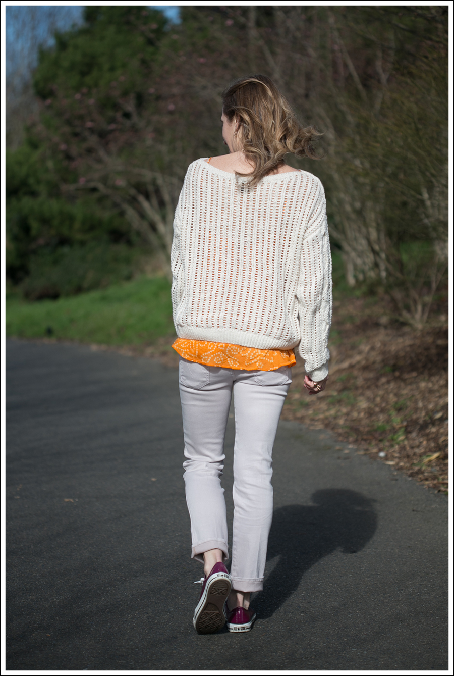 Blog HM Sweater Mother Rascal Cuff Jeans Converse-5