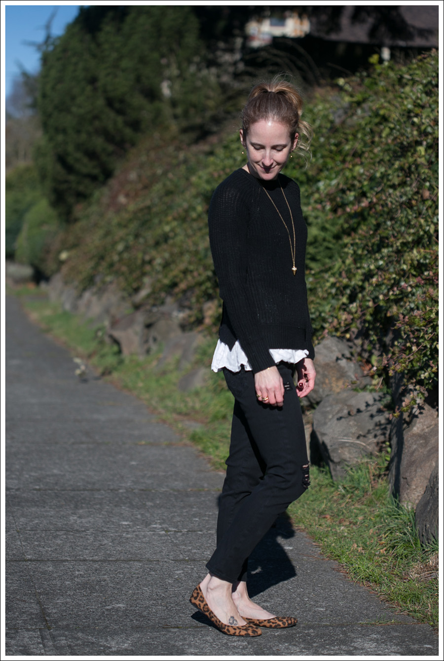 Blog Zara Button Back Sweater Goldsign Frontier Target Leopard Flats-4