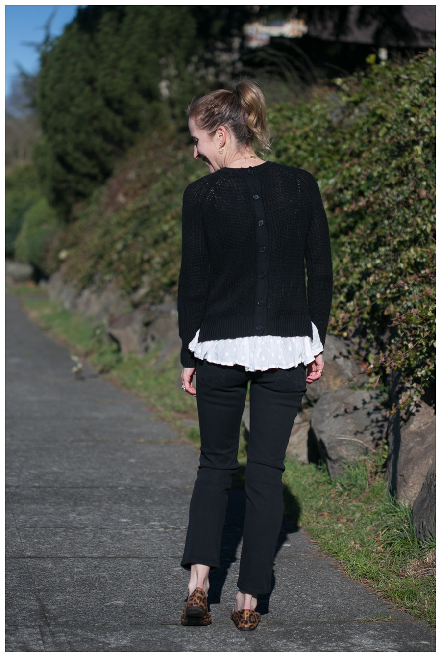 Blog Zara Button Back Sweater Goldsign Frontier Target Leopard Flats-7