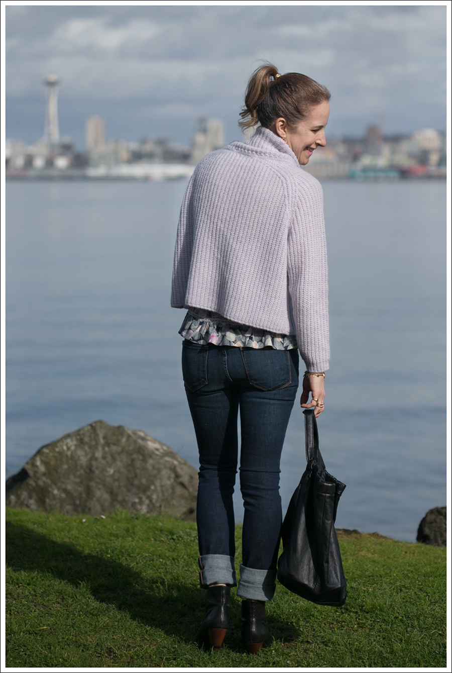 Blog Zara Sweater J Brand Destroyed Jeans Frye Booties-6