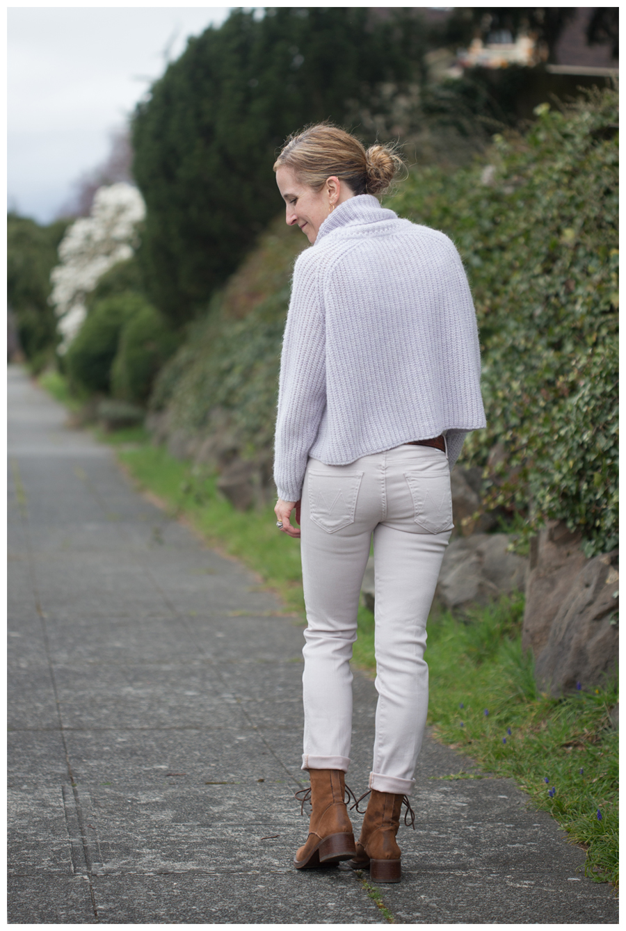 Blog Zara Sweater Mother Jeans Vintage Belt Boots-4