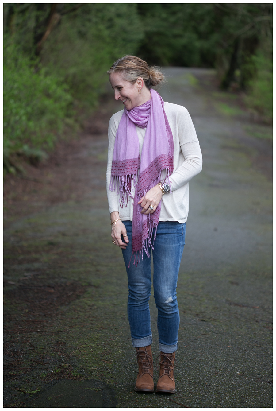 Blog Zara Sweater Vince Destroyed Skinnies Lace Up Boots-1