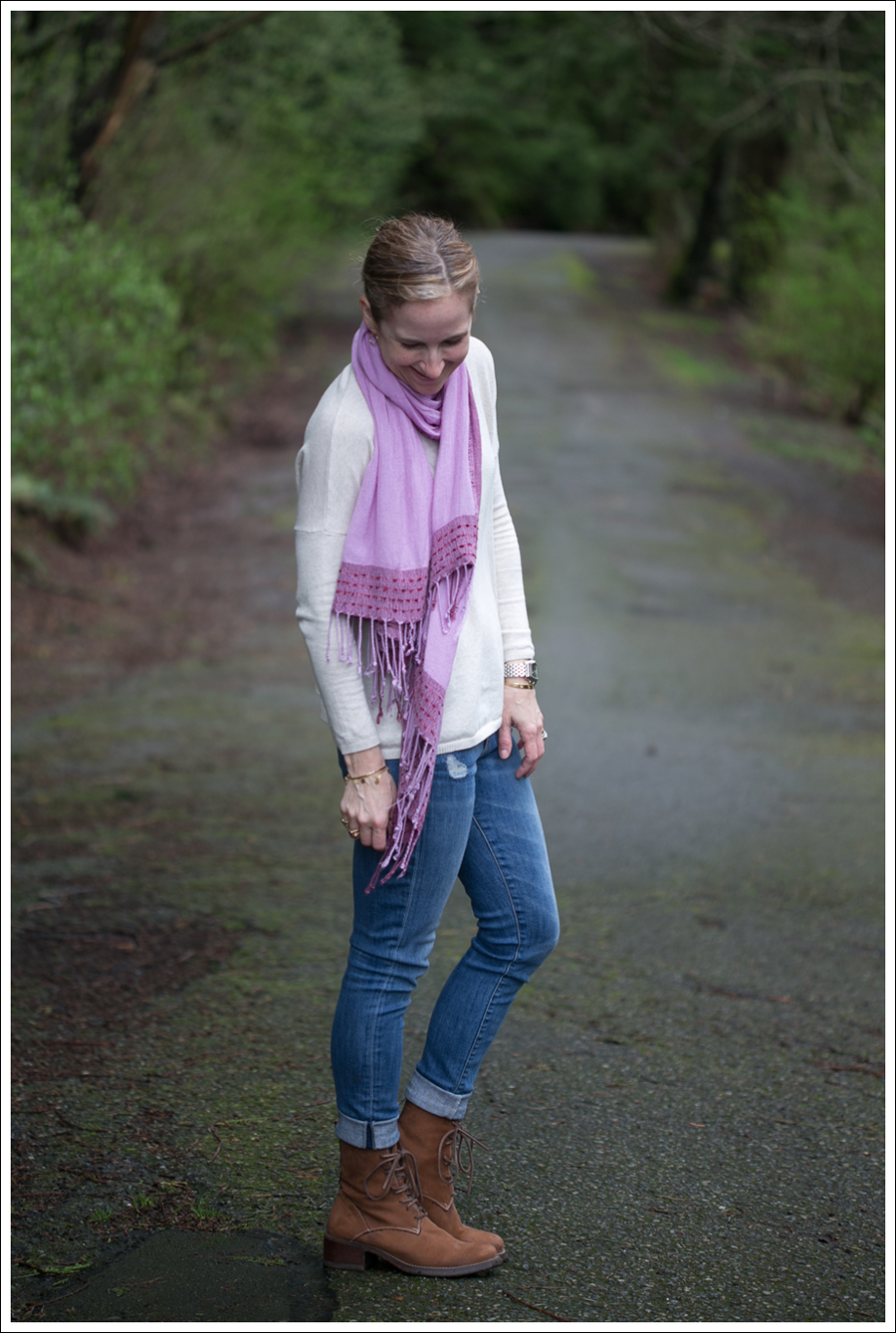 Blog Zara Sweater Vince Destroyed Skinnies Lace Up Boots-5