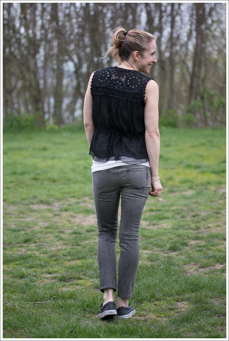 Blog BCBG Black Crochet Top Genetic Denim Destroyed Shane Airwalk-5