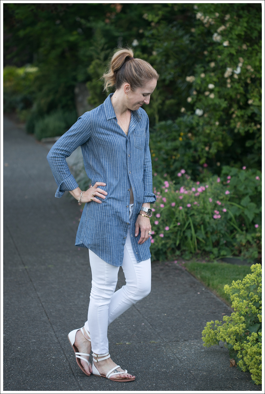 Blog Joes Jeans Shirtdress Genetic Denim F21 Sandals-1