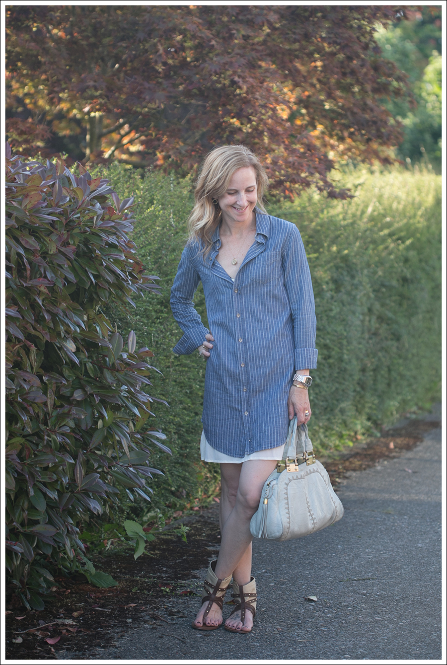 Blog Joes Jeans Shirtdress Steve Madden Genevvaa Rafe Purse-1