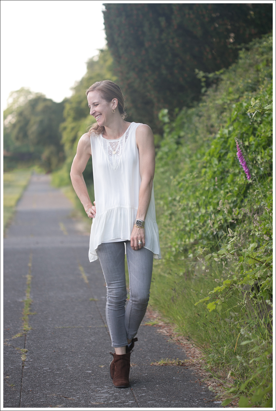 Blog Zara Boho Top Joes Jeans Nine West Booties-1