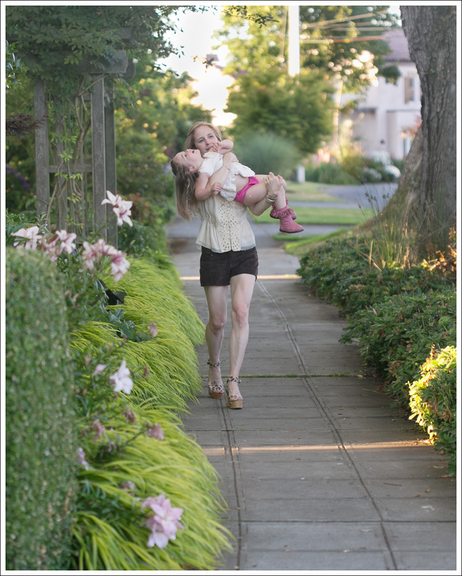 Blog BCBGMaxAzria Silk Top Blank NYC Leather Suede Shorts Steve Madden Ash Sandals-23