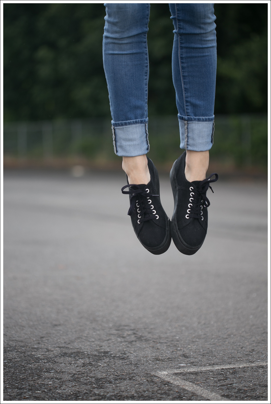 Blog StyleMint Parka HM Striped Sweater Genetic Denim the Shane Black Linea Superga-3