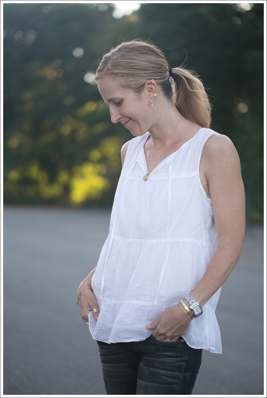 Blog Talbots Boho top Paige Destroyed Skinny Betula White Birkenstocks-3