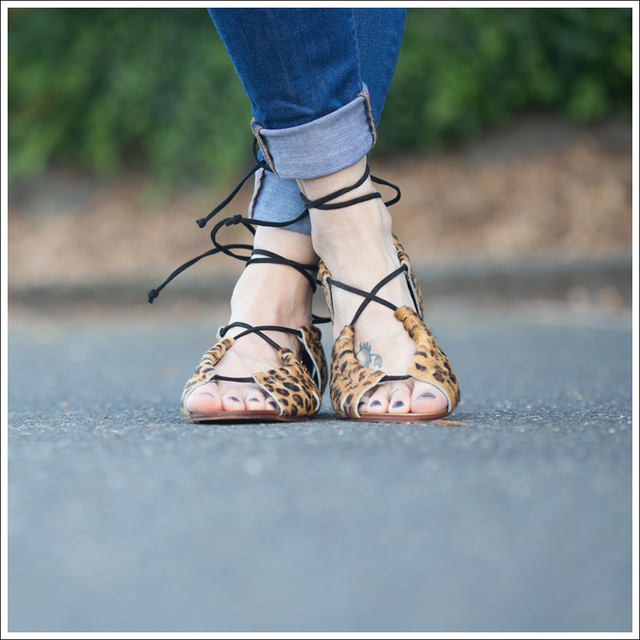 Blog Zara Boho Top J Brand Skinny Karma Zara Leopard Tie Sandals-2