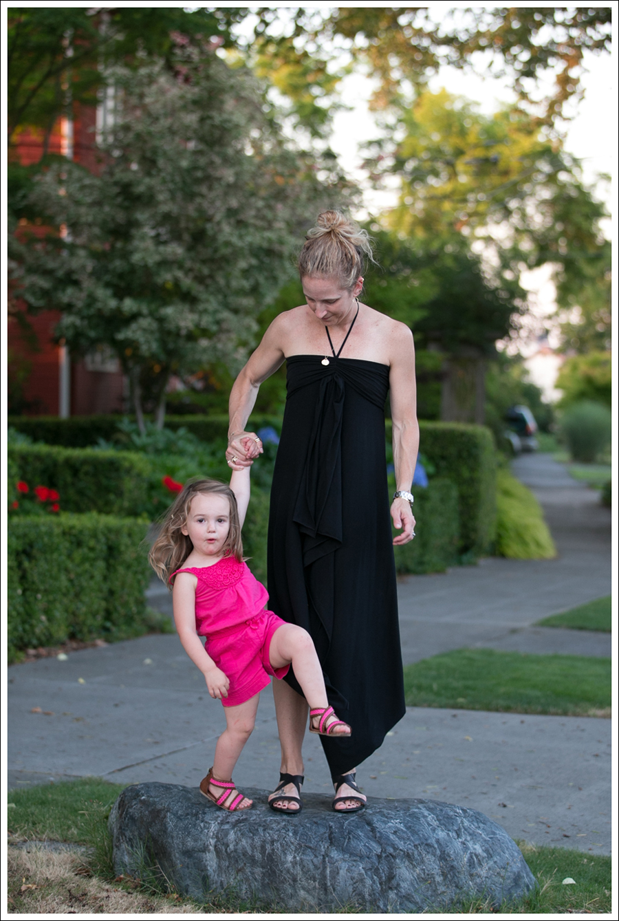 Blog Black Halter Cascade Dress ShoeMint Zandra-4