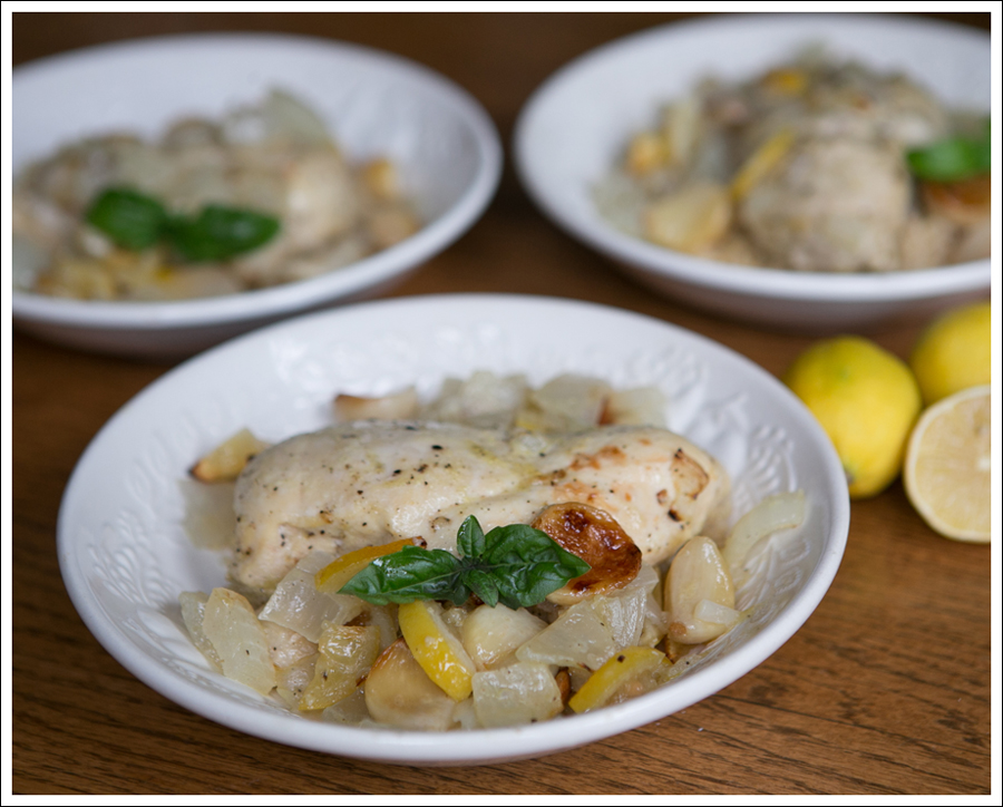 Blog Paleo Whole30 40 Clove Garlic Lemon Chicken-1