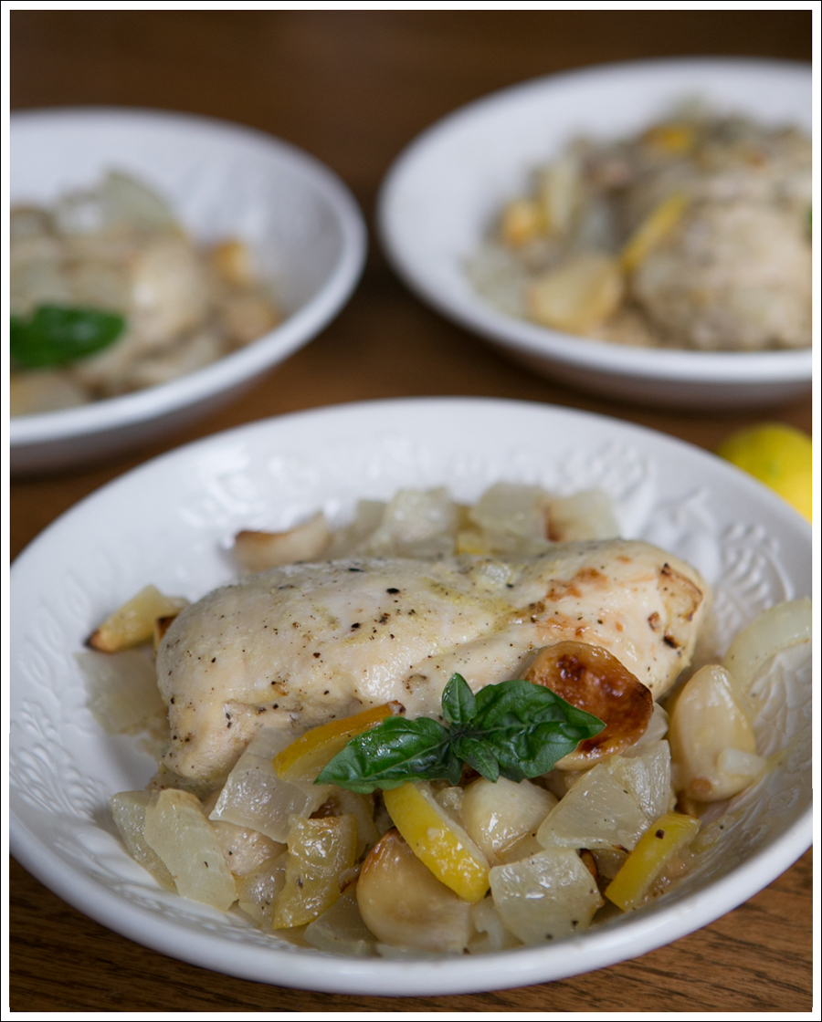 Blog Paleo Whole30 40 Clove Garlic Lemon Chicken-4