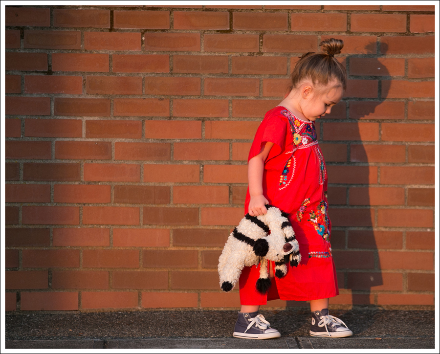 Blog Red Mexican Dress Blue Convese High Tops-3