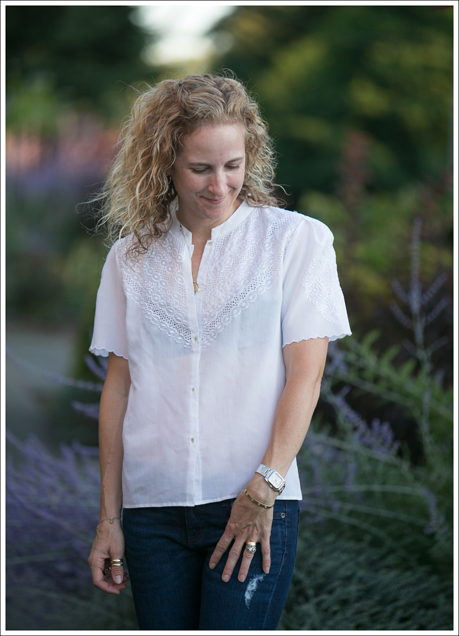 Blog Vintage Blouse Edyson Destroyed Skinny BEandD Gold Studded Boat Shoes-3