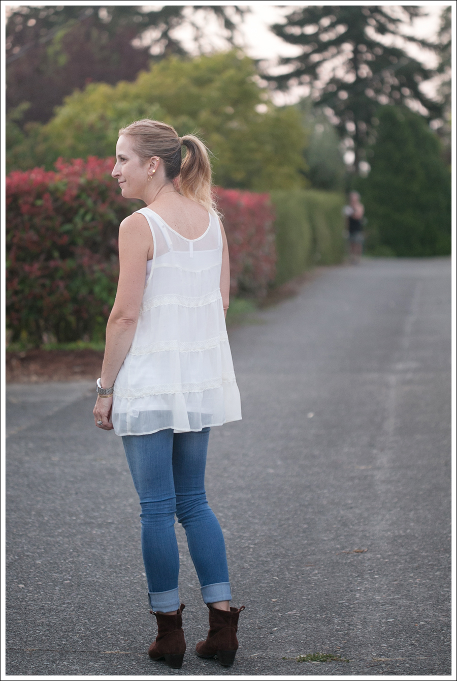 Blog Xhiliration Cream Boho Top Genetic Denim The Shane Nine West Booties-2
