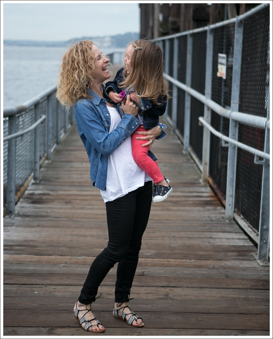 Blog Gap Denim Shirt HM Tank J Brand Coated Crinkle Zara Lace Up BW Sandals-5-