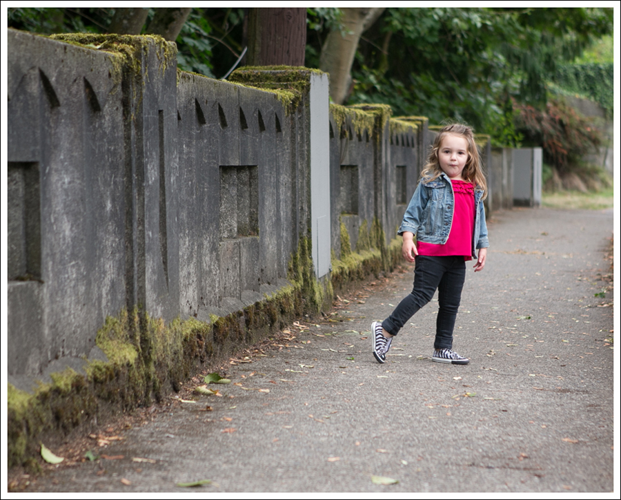 Blog Gap Jean Jacket Gap Ruffled Pink Top Peek Black Jeans Zebra Converse-4