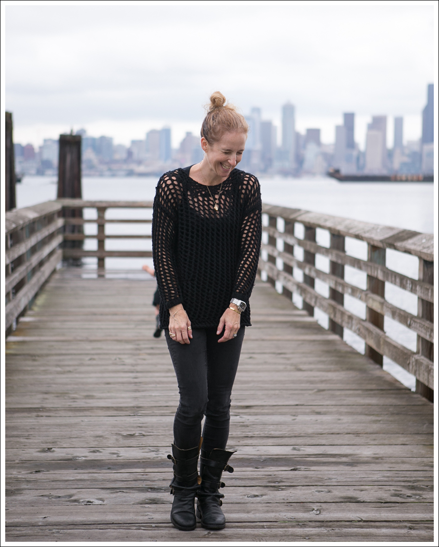 Blog Joie Loose Knit Sweater DL1961 Emma Wick Fiorentini Baker 7040 Boot-1