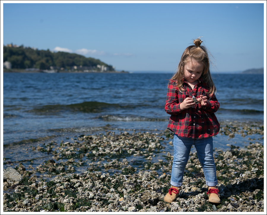 Blog Ralph Lauren Plaid Top Gap Light Skinny Jeans Gap Tan Red Booties-3