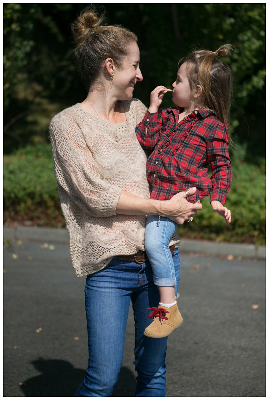 Blog StyleMint loose Knit Sweater J Brand Skinny Karma Cafe Noire Booties-3