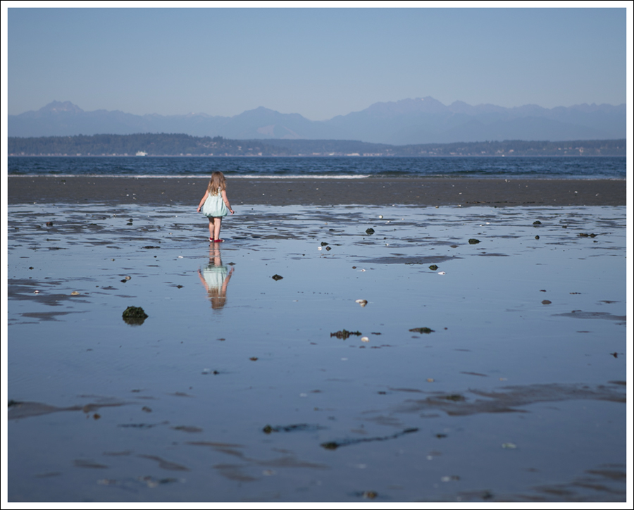 Blog Vintage Green Romper Red Converse Low Tide Alki Beach-10