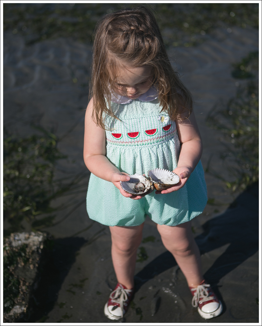 Blog Vintage Green Romper Red Converse Low Tide Alki Beach-14