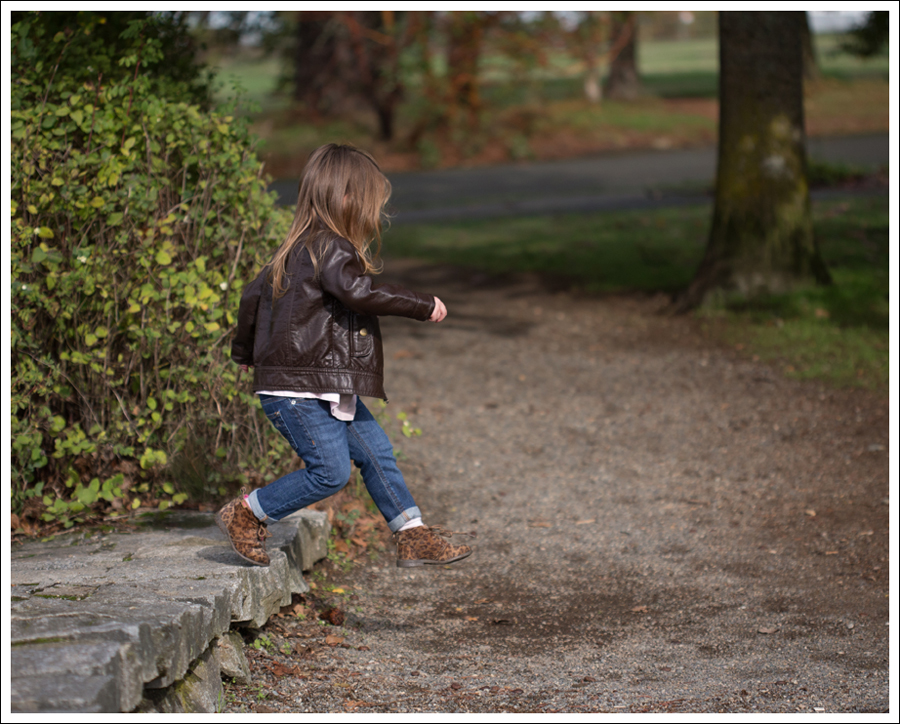 1 Blog Circo brown faux leather Jacket Gap Pink Top DL1961 Harper Minogue Osh Kosh Leopard Booties-17