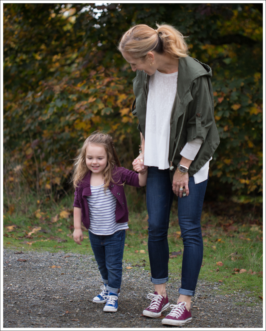 5 Blog StyleMint Green Parka Zara Swing Tee DL1961 Emma Bloom Pink Converse-1