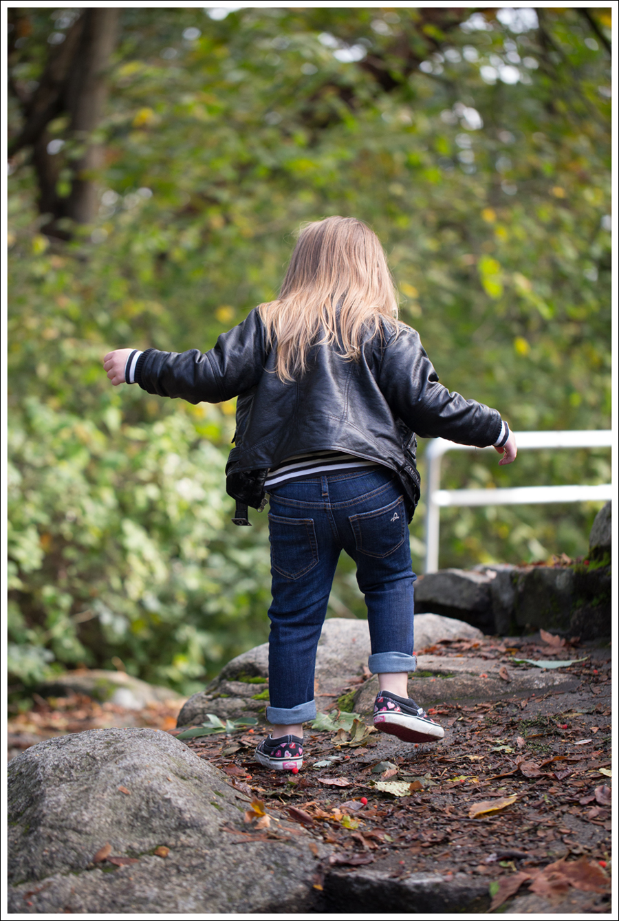 Blog Amy Coe Faux Leather Jacket Tea Striped Tee DL1961 Harper Candy Heart Vans-3