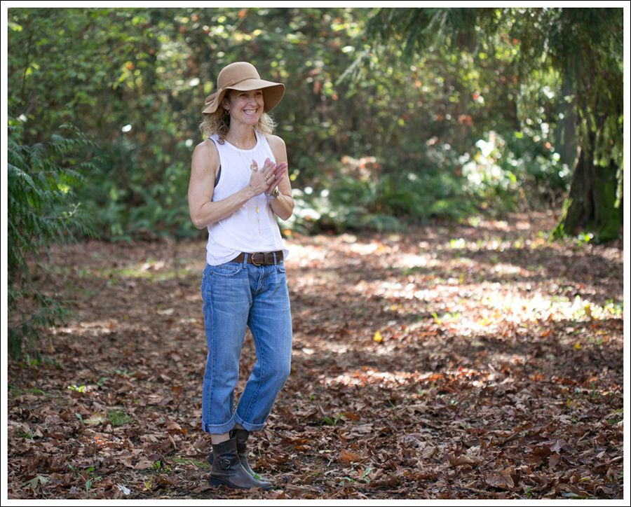 Blog Vintage Wool Hat Zara Tank Current Elliott Boyfriend Jeans Cafe Noir Booties-2