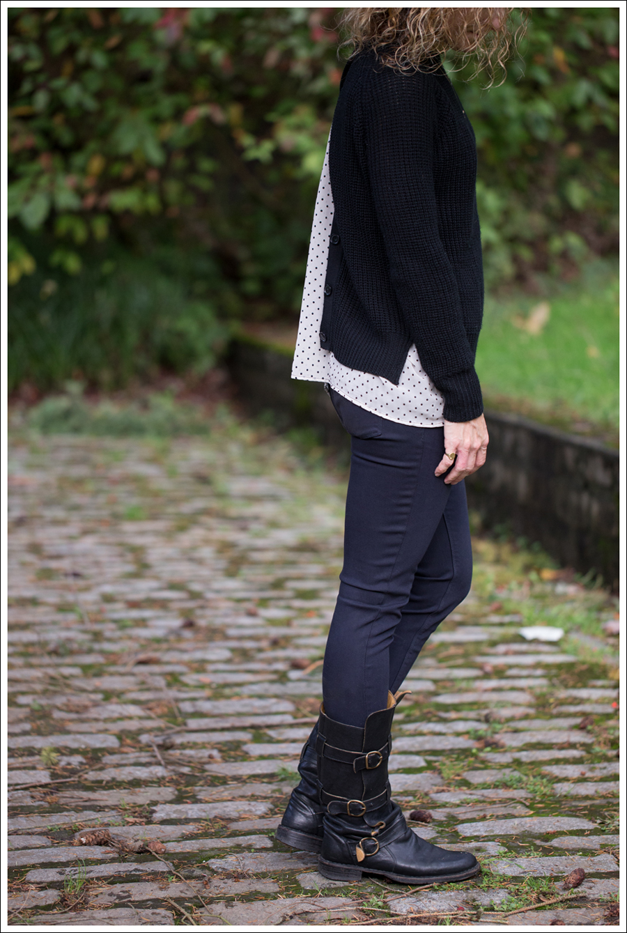 Blog Zara button back sweater DL1961 Emma Denver Fiorentini Baker 7040 Boots-2