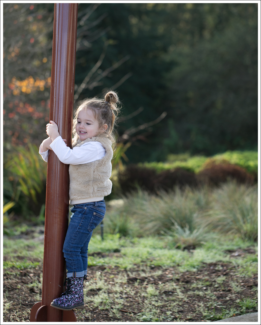 1 Blog Janie and Jack Faux Fur Vest Hanna Andersson Tee DL1961 Harper Jeans Zulily Link Alyson Floral Boots-3