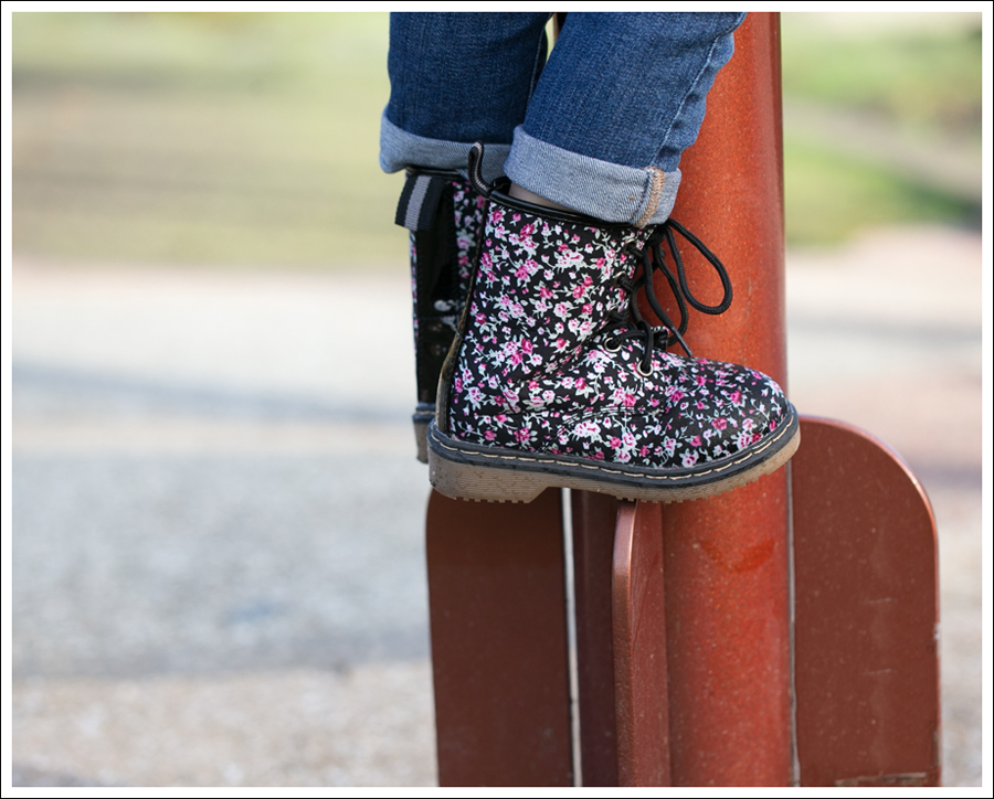 1 Blog Janie and Jack Faux Fur Vest Hanna Andersson Tee DL1961 Harper Jeans Zulily Link Alyson Floral Boots-4