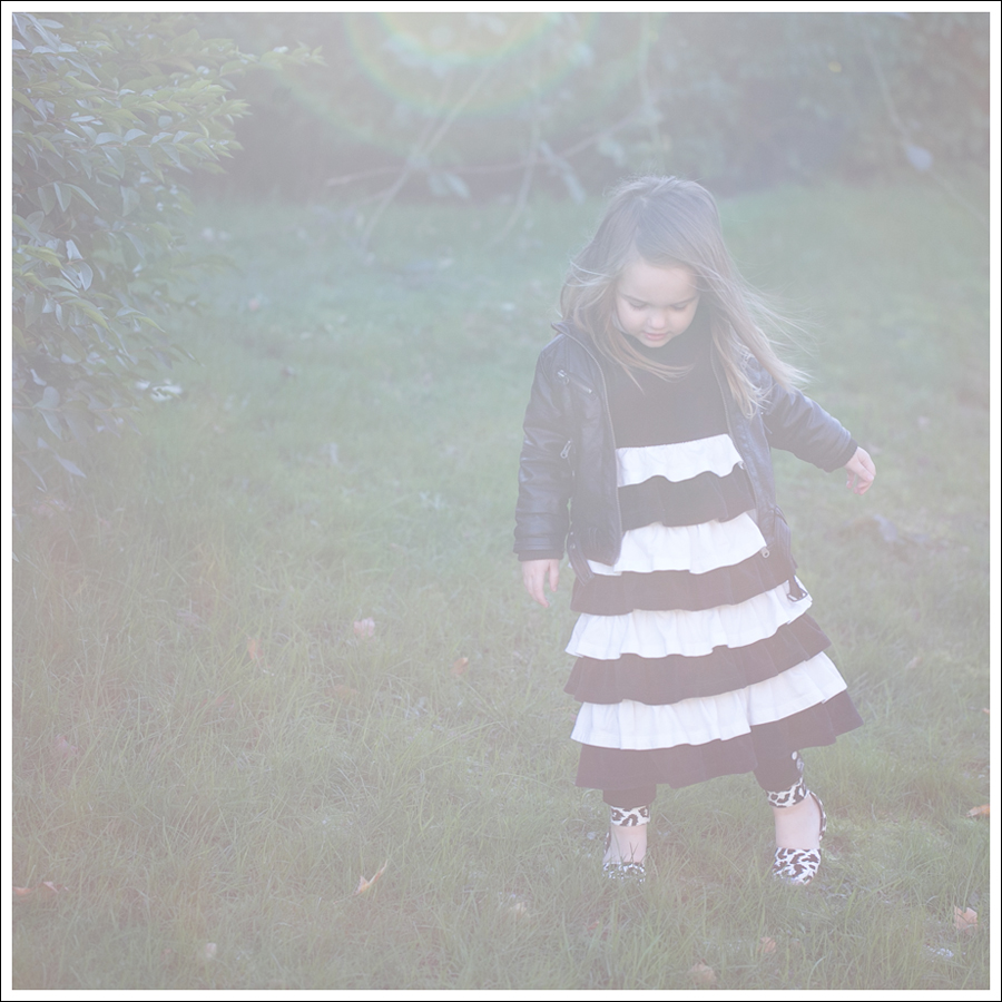 Blog Amy Coe Hanna Andersson BW Tiered Dress Zulily Faux Leather Leggings DIY Glitter Shoes-1