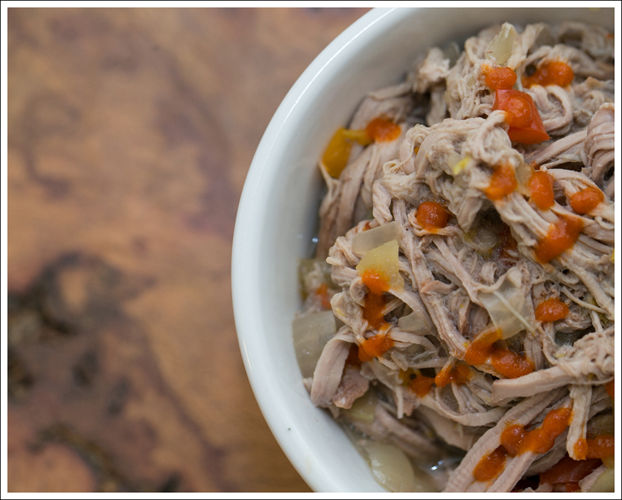 Blog Paleo Crock Pot Slow Cooker Pulled Pork with Apples Onions and Peppers-3